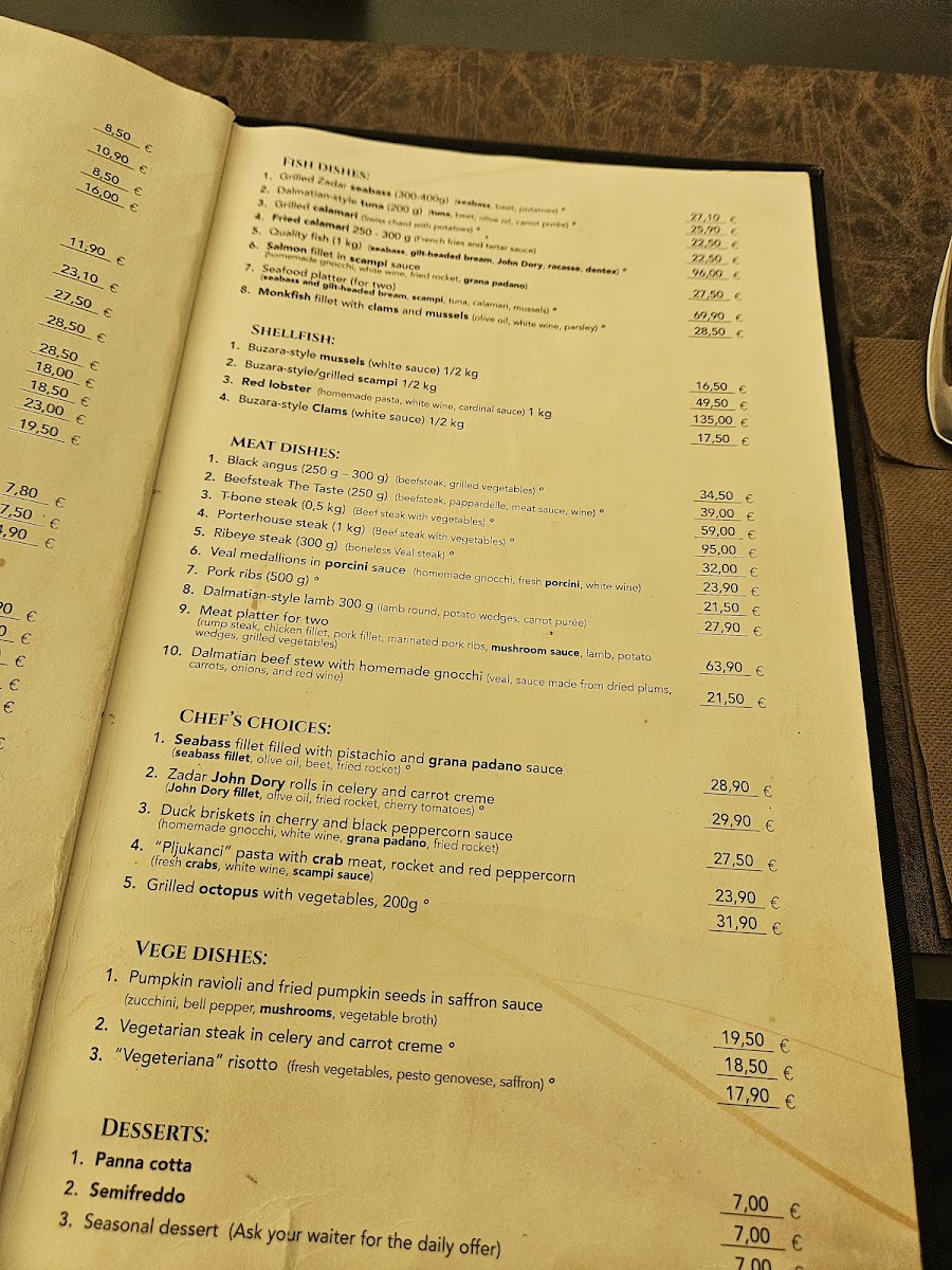 Menu Restaurant The Taste-4