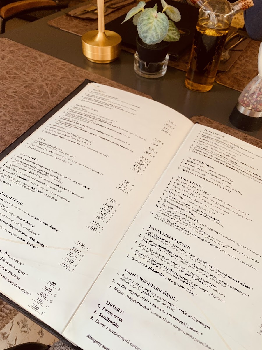 Menu Restaurant The Taste-9